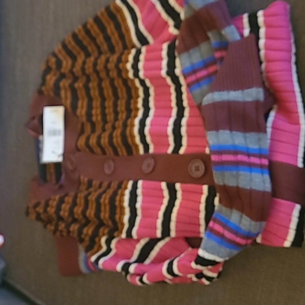 Lane Bryant sweater size 18/20 pink blue burgandy